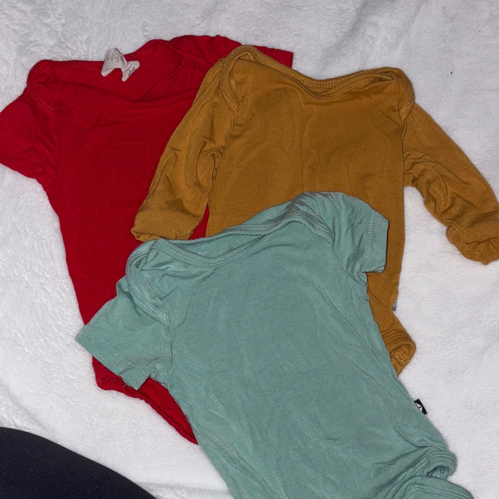Kyte baby bodysuit bundle NB